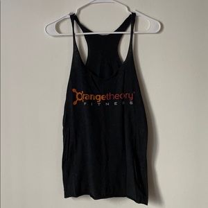 Orange theory dark grey tank